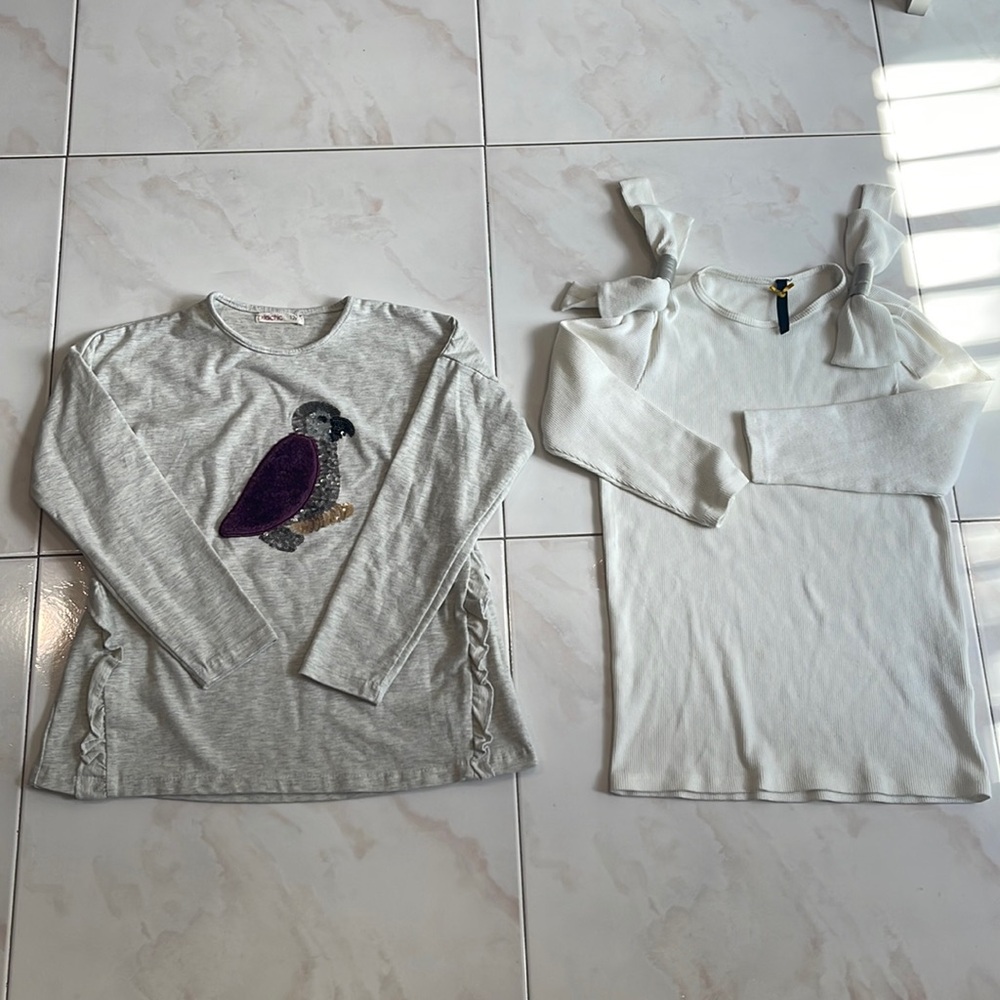Kidichic bundle of two tops for girls size 12 excellent condition